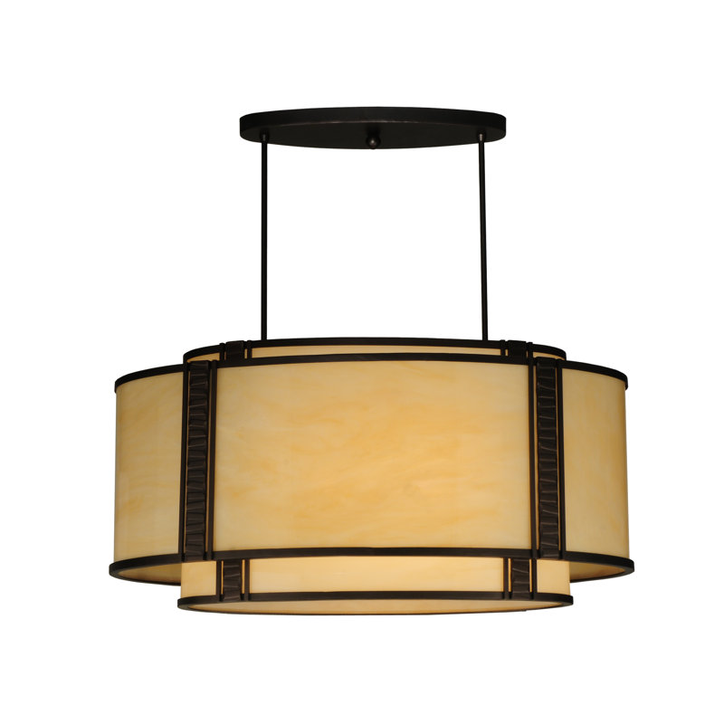 Lustre tambour 2 lumières Palisade