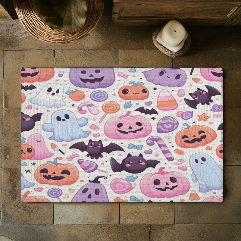 Tapis tressé Soft Scare Shadows, Rectangulaire 3 pi x 5 pi