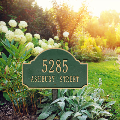 Fitzwilliams 2-Line Lawn Address Sign