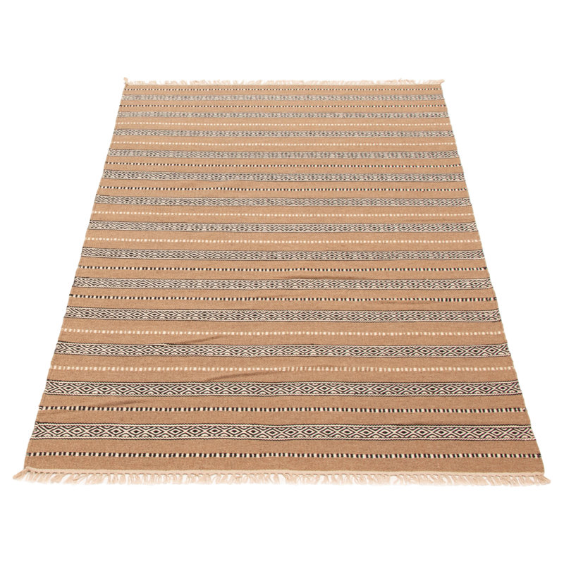 Boho Tan Kilim 5'0" x 7'10"