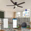 Ventilateur de plafond intelligent 52 "avec lumière-650498166-650498163