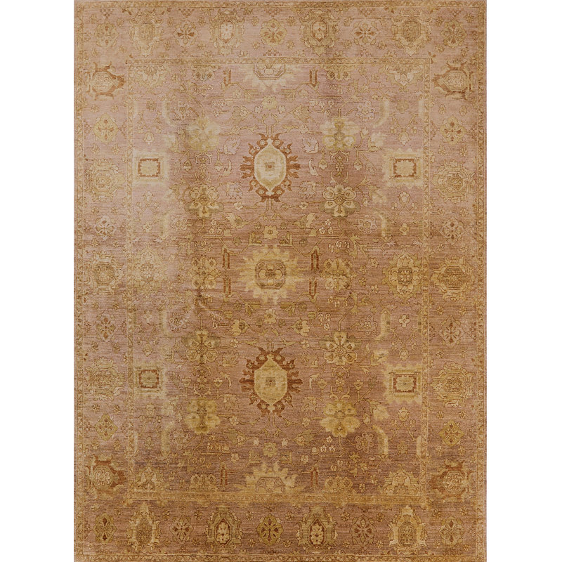 Tapis brun à motif oriental, Rectangle 6 pi x 9 pi