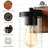 Cleofas 3-Light Bathroom Vanity Light Fixture with Clear Glass Shade-820583108-820596443