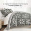  Ensemble de housse de couette réversible Secret Garden-898035422