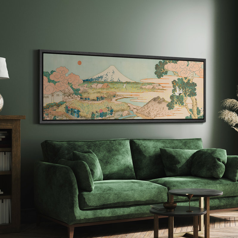 Art japonais de campagne de style japonais, images murales de récolte rustique, impression numérique sur toile, art numérique