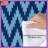 Blue Zigzag Pattern Comforter-130509361