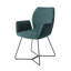 Azuolas 47.5cm H Polyester Upholstered Metal Armchair-1350409367-1350409363
