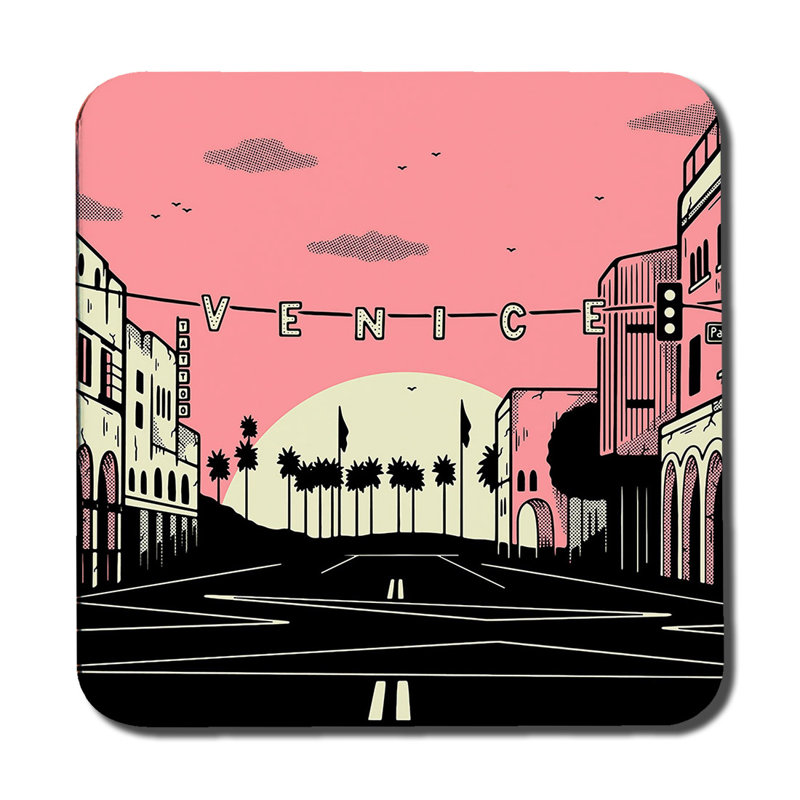 Square 6 Piece Coaster Set