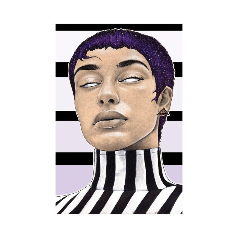 Gamma by Tafari Mills - Gallery-Wrapped Canvas Giclée on Canvas, Wrapped Canvas, 101.6 cm H x 66.04 cm W x 3.175 cm D