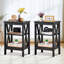 Lit double tapissier double avec 2 tables de chevet - Ensemble de chambre à coucher moderne-894259314