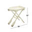 Table d'appoint à plateau en bois blanc Sheffield