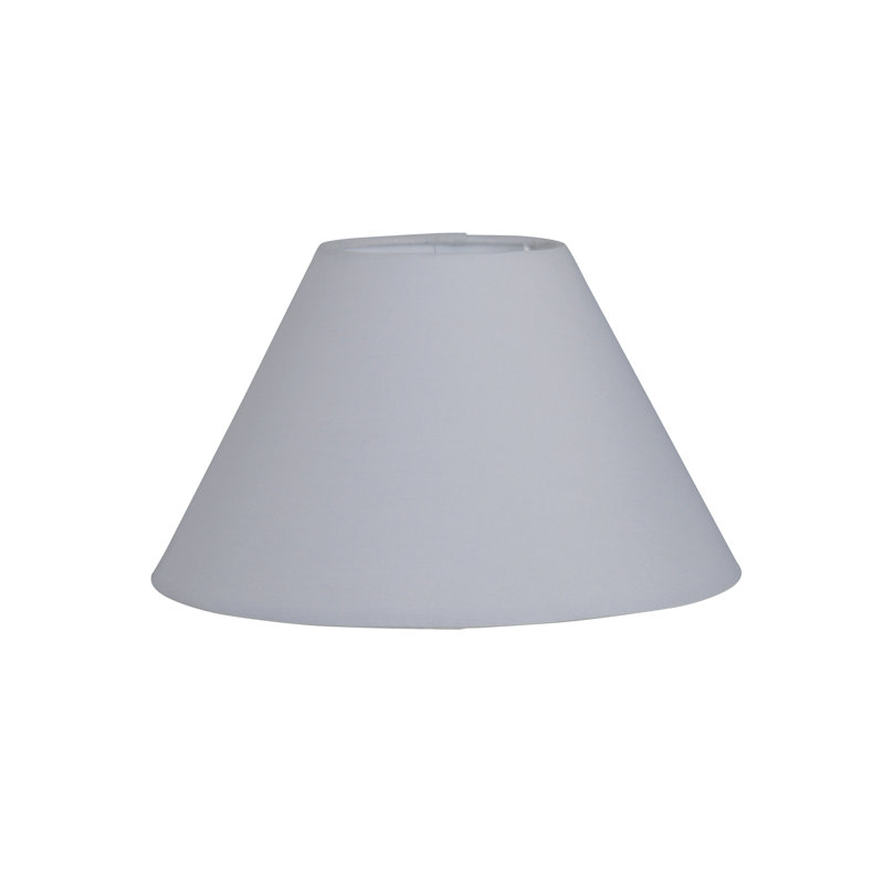 Dany 16cm H Cotton Empire Lamp Shade ( Screw On ), Grey