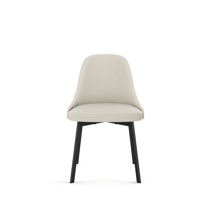 Chaise parsons Korde, Noir, Crème