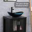 Lavabo de salle de bain en verre teinté 21 "-107519602