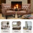 28.5" W Faux Leather Armchair-77636345