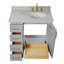 ARIEL TAYLOR 37 IN LEFT OFFSET RECTANGLE SINK VANITY-414248930-414248931-448757062