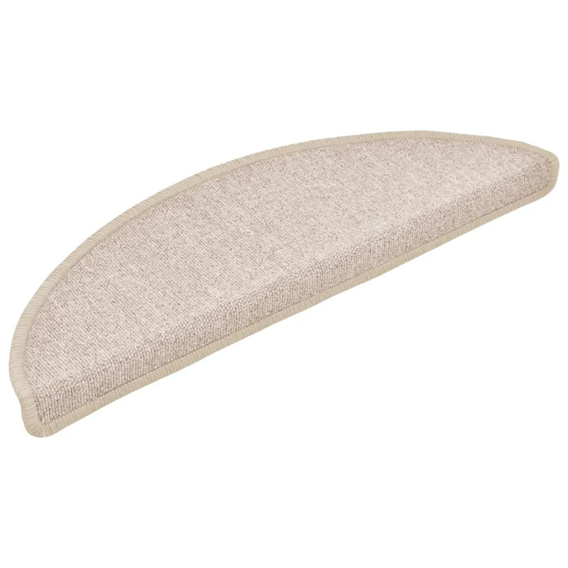 Carpet Stair Treads Taupe 56x17x3 cm