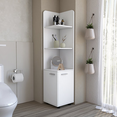 Freestanding Cabinet, Kairatu, White, Width X 14,7