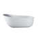 67-Inch Solid Surface Soaking Bathtub With Overflow For Bathroom