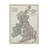Mitchells Map G Britain And Ireland by Mitchell - Print on Canvas-33419318