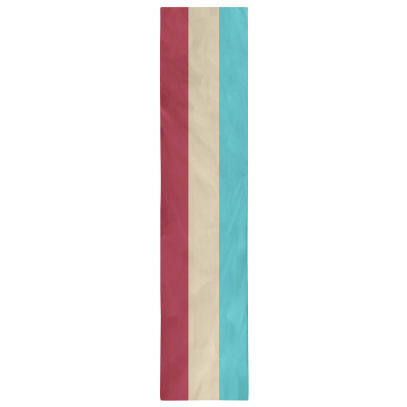 Chemin de table, 90 po x 16 po, Rouge Sedona / sable de Sonora / bleu sarcelle, Arizona