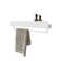 VASCA Metal Floating Shelf with Towel Bar