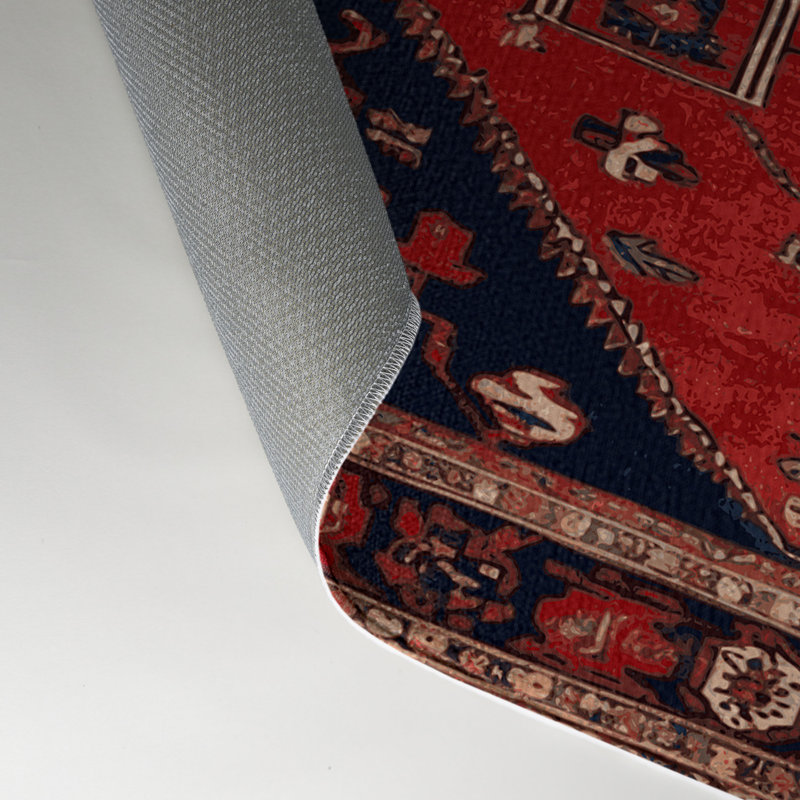 Tapis turc intérieur et extérieur brun, Rectangle 5 pi x 7 pi