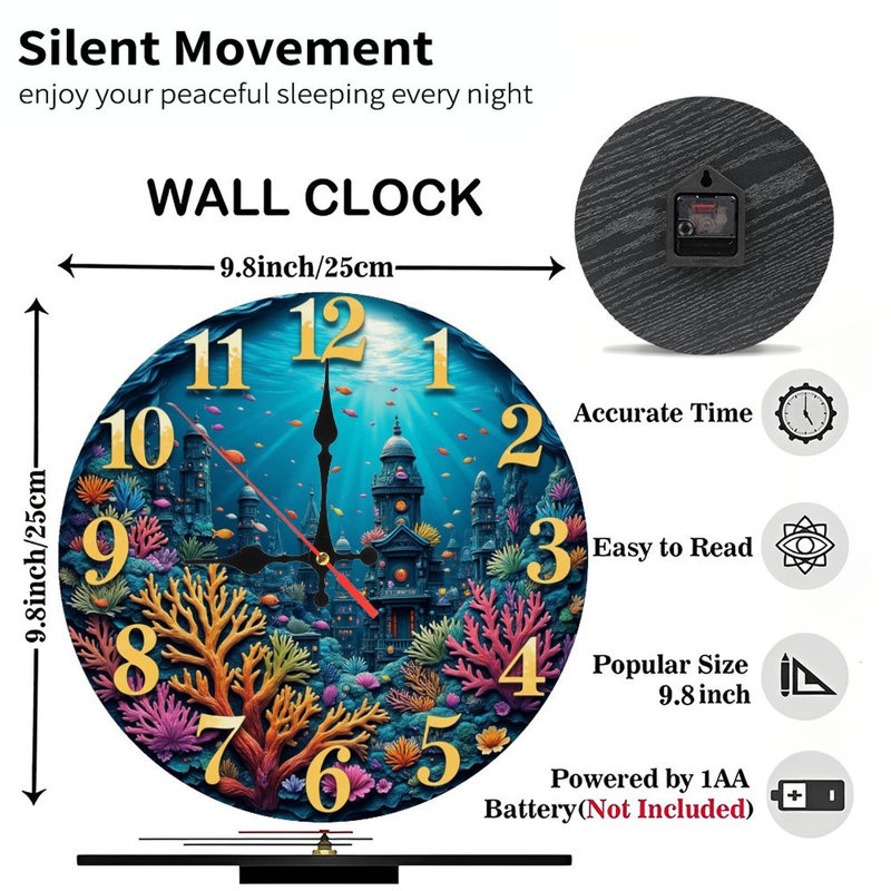Horloge murale Ocean