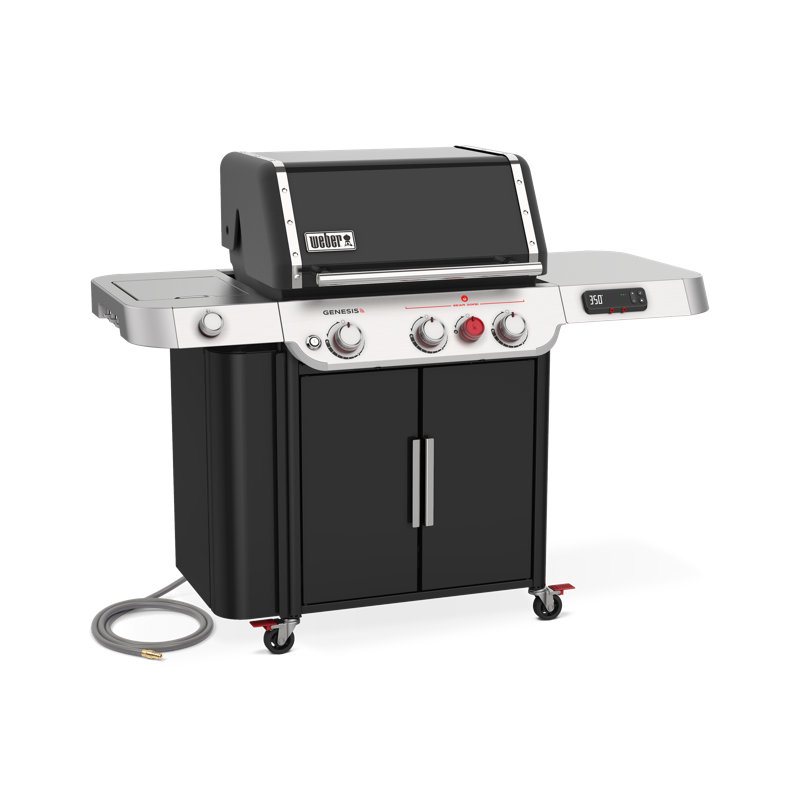 Weber Genesis Smart 335 Gas Grill, 3 Burner, Liquid Propane, Black