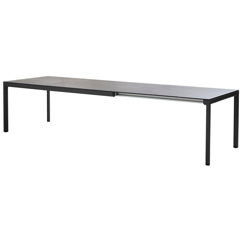 Drop Outdoor Dining Table, Gray, Lava Gray