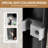 Matte Black Aluminum Frame Double Sliding Shower Door 54" W X 72" H, 1/4"  6Mm  Clear Tempered Glass With -Proof Film, Waterproof And Easy To Install In Bathroom Wide High Glass, Frame, , Waterproof,