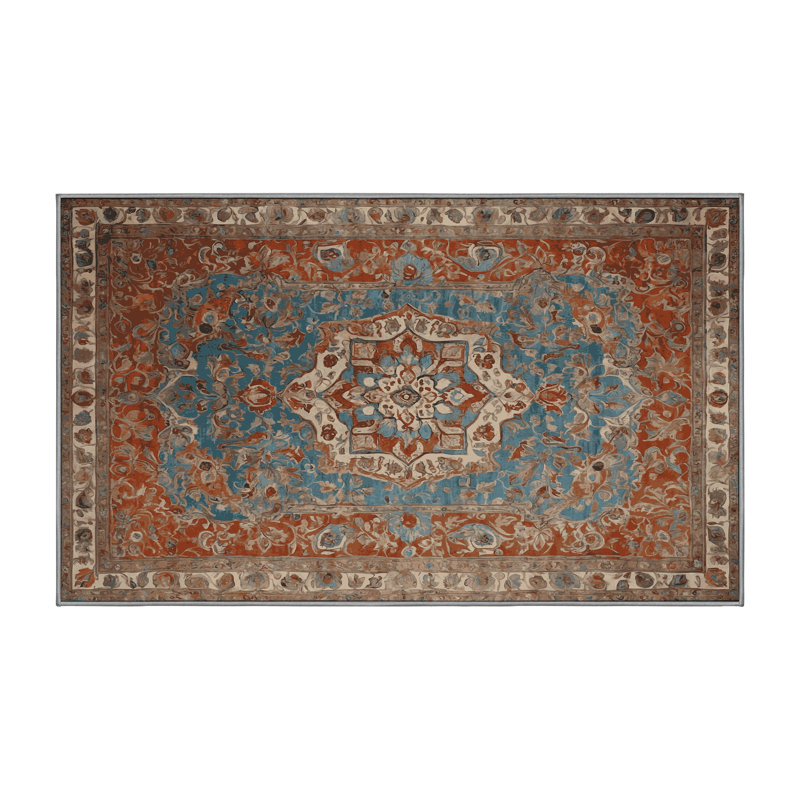 Tapis gris soyeux et moelleux, Rectangulaire 3 pi x 5 pi