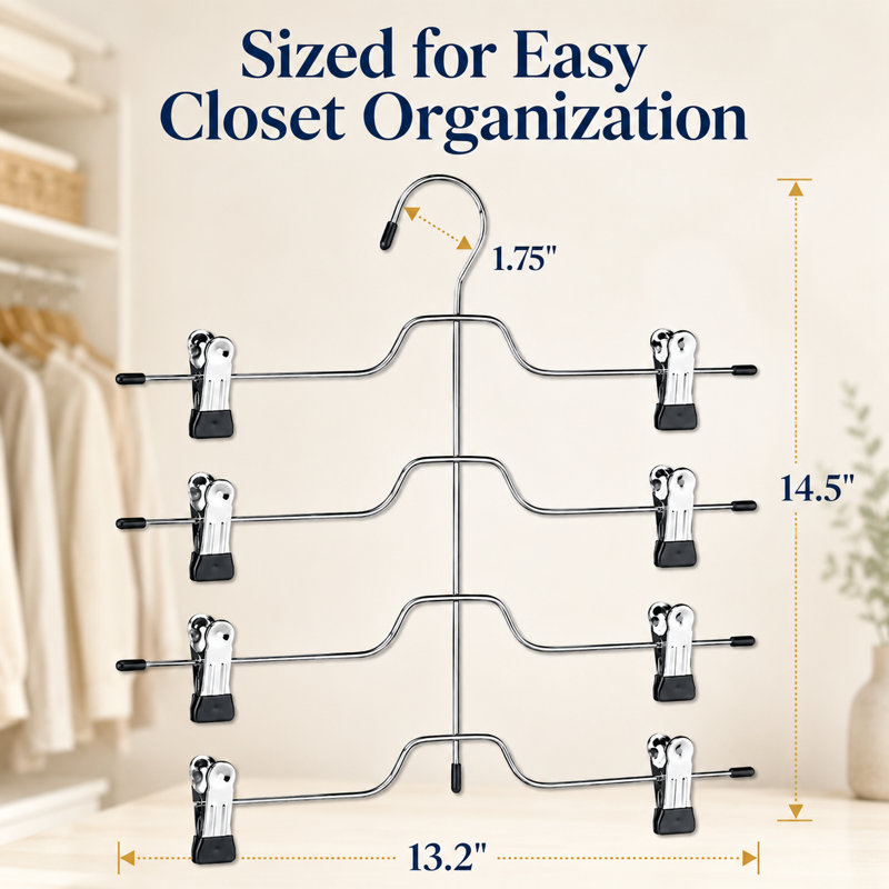 Miceli Metal Non-Slip Multi-Layer Hanger