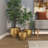 3 Piece Metal Brushed Indoor Outdoor Planter Set