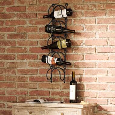 Rebrilliant Spinelli 6 Bottle Hanging Wine Bottle & Glass Rack