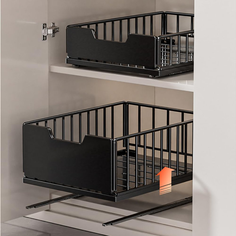 30cm W Plastic Storage Rack, 17.8cm H x 30cm W x 39.9cm D