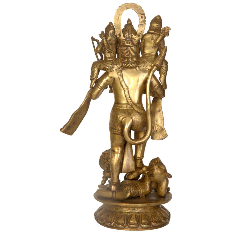 Hanumanji sauve Rama Lakshman de Mahiravan, Laiton naturel