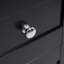 Meuble-lavabo noir 36 po (lavabo non inclus) [armoire seulement], meuble-lavabo