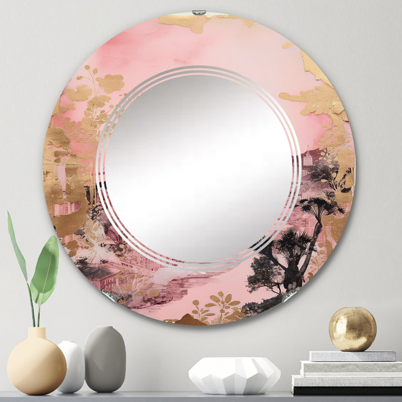 Miroir mural Zyarah, 24 po x 24 po