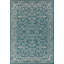 Tapis sarcelle / gris tissé texturé Hagerman-1963317422