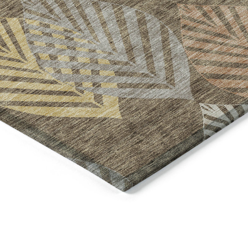 Tapis d'intérieur / extérieur antidérapant Neysa, Rectangle 10 pi x 14 pi