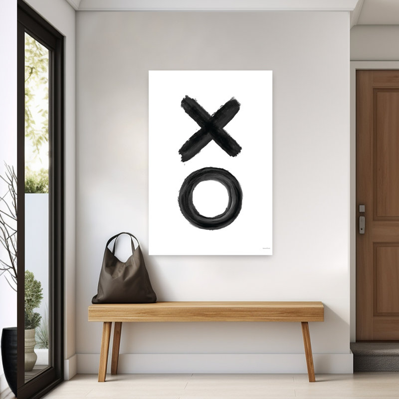 Buffle, art contemporain abstrait, H 60 po x l 40 po