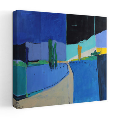 Paysage d'art abstrait contemporain