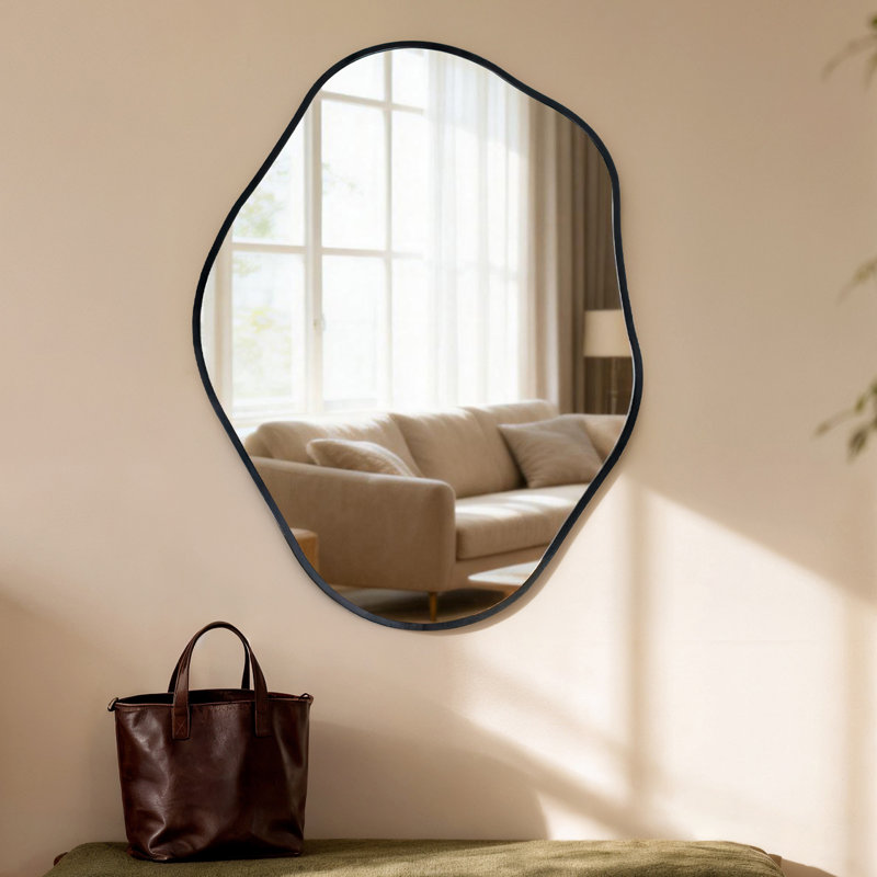 Aluminum Frame Asymmetrical Wall Mirrors , 60x80cm