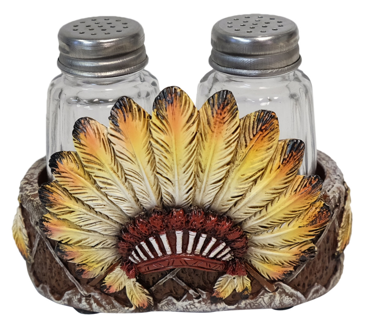 https://assets.wfcdn.com/im/73712874/compr-r85/2394/239437291/polyresin-southwestern-native-american-tribal-feather-headdress-salt-and-pepper-shaker-holder-set.jpg