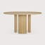 Roller Max Round Solid Wood Dining Table-1760477987