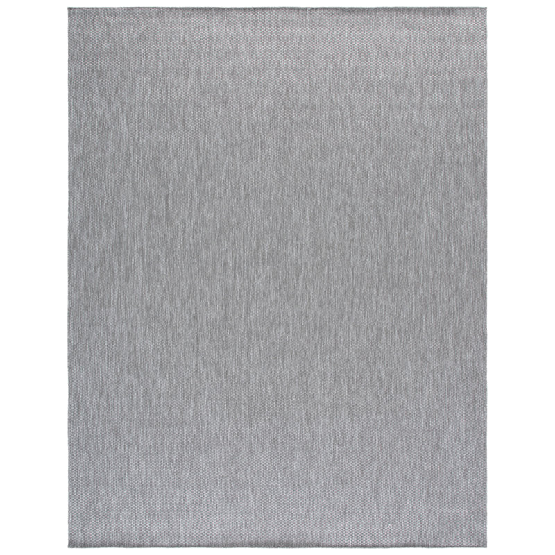 Delmina Performance Solid Color Indoor/Outdoor Area Rug, Rectangle 8' x 10'