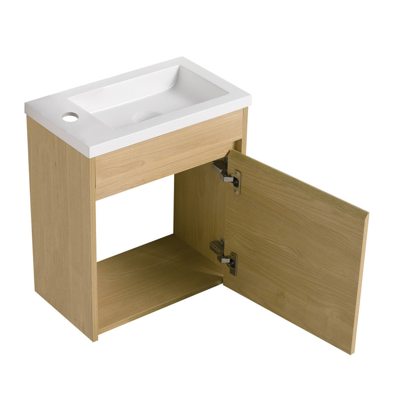Meuble-lavabo simple avec plateau Alima 10,2