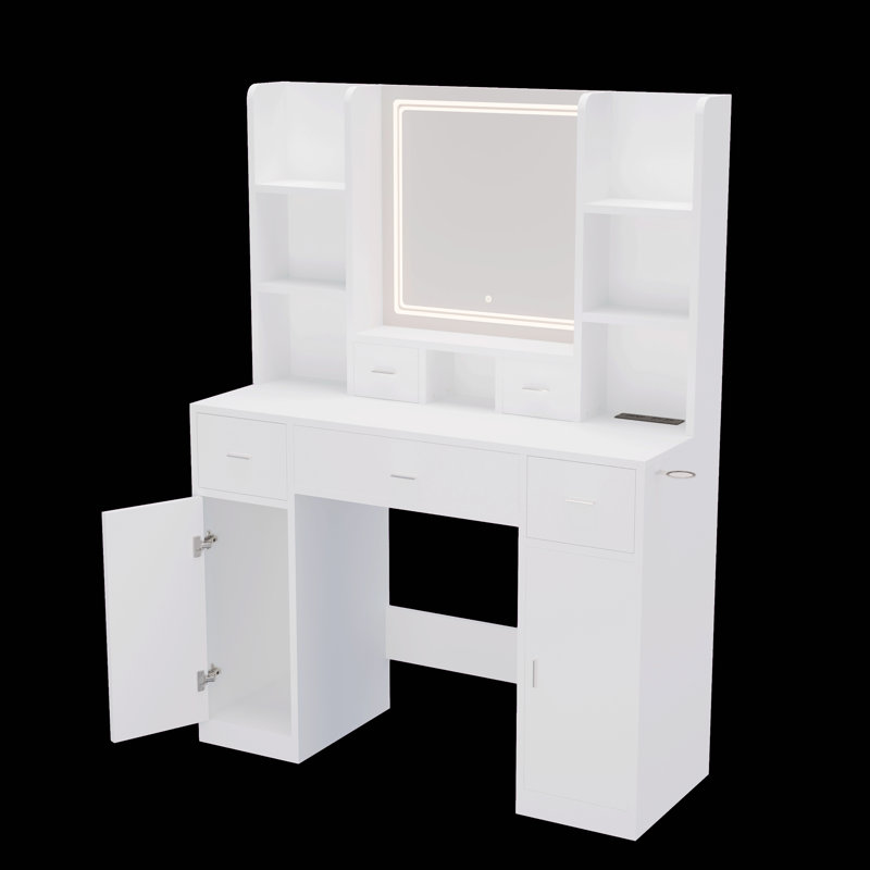Coiffeuse Kolsuma, Blanc