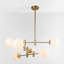 Lustre linéaire unique à 6 lumières Vika
